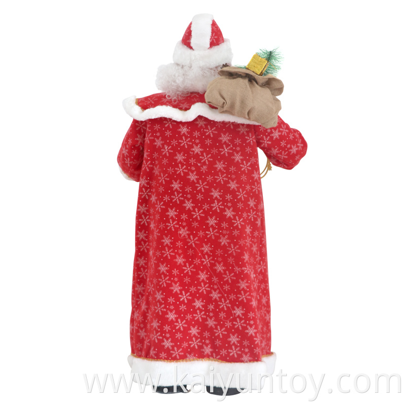 Polyester Standing Santa